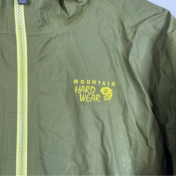 Mountain Hardwear Green Nylon Windbreaker Jacket Size Large - Picture 3 of 7